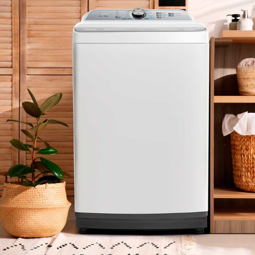 Máquina de Lavar Midea 13kg Top Load Automática Cesto Branco 110V