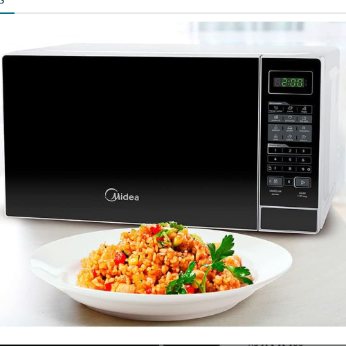 Microondas R1 BRANCO PORTA PRETA 20L